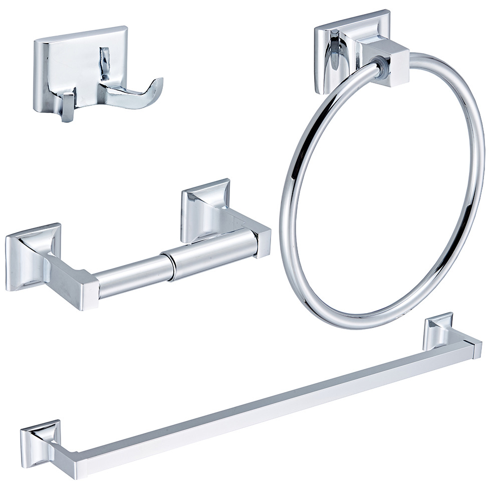 KDKIT022-Bathroom Accessories Set Zinc Alloy+Stainless Steel 