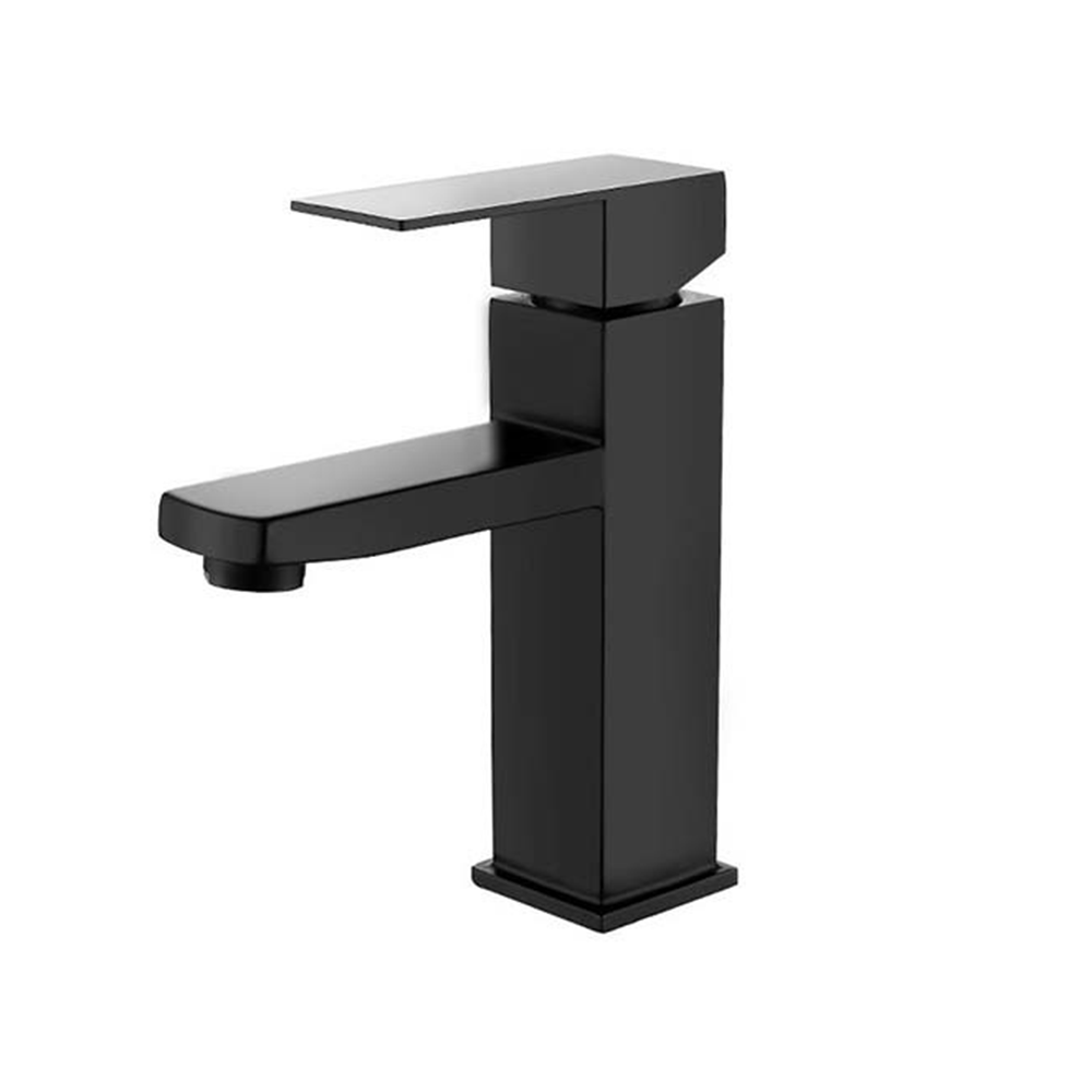 KDFT103 – Square Design Bathroom Faucet with Hot & Cold Water – 304 Stainless Steel 