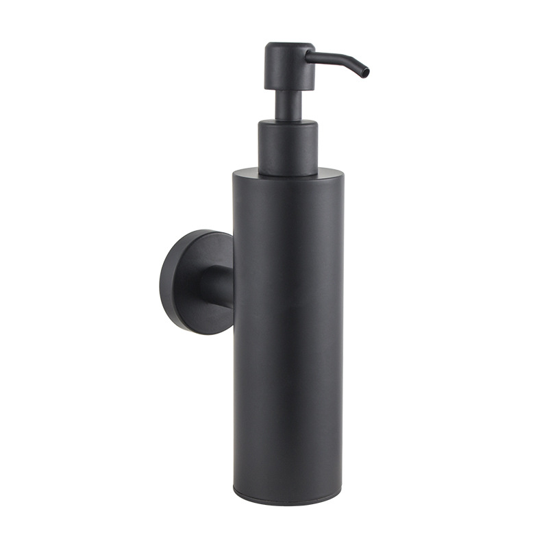 KDSD107 – Wall-Mounted Soap Dispenser – Round Bottle – 304 Stainless Steel 